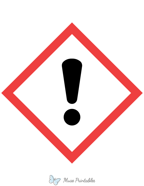 Ghs Harmful Hazard Sign
