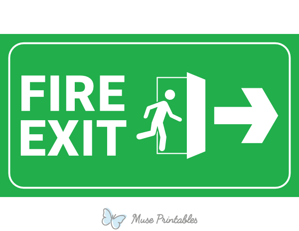 emergency exit signs