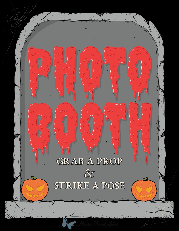 Halloween Photo Booth Sign