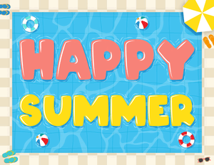 Happy Summer Sign