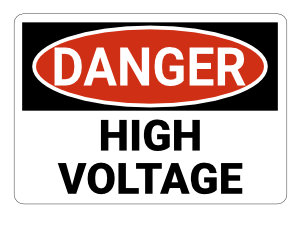 High Voltage Danger Sign