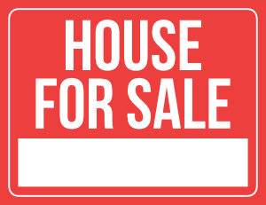 House For Sale Sign