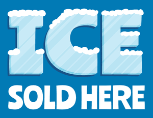 Ice Sold Here Sign
