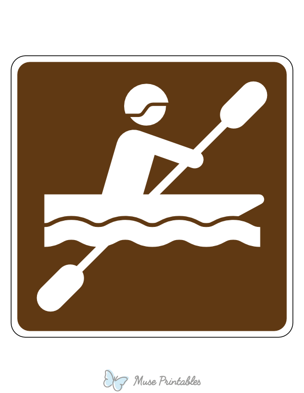 Kayaking Campground Sign