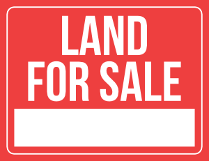 Land For Sale Sign