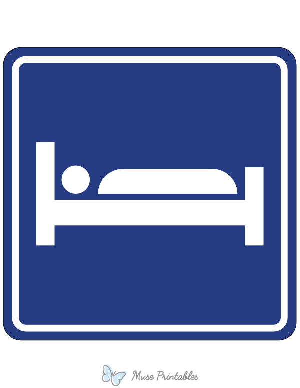 Lodging Service Sign