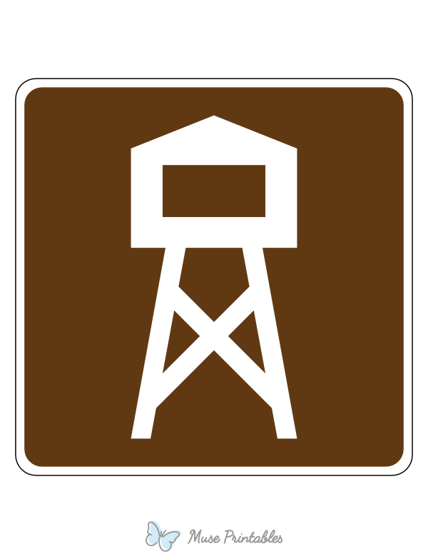 Lookout Tower Campground Sign