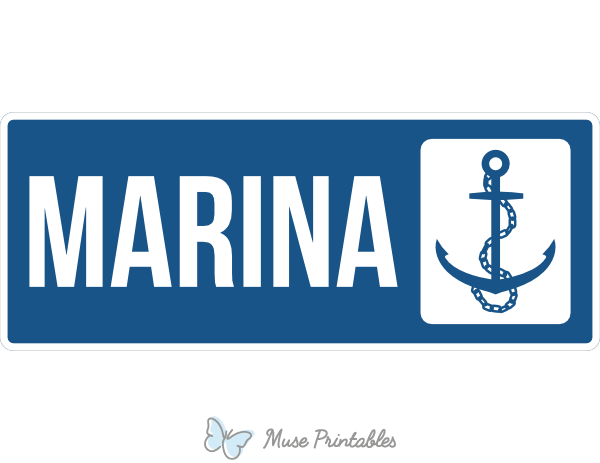 Marina Sign