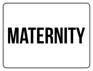Maternity Yard Sale Sign