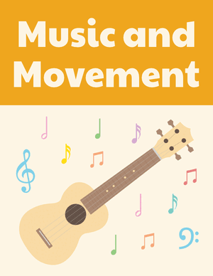 Music and Movement Classroom Center Sign