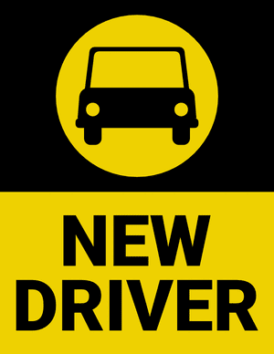 New Driver Sign