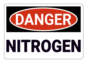 Nitrogen Danger Sign