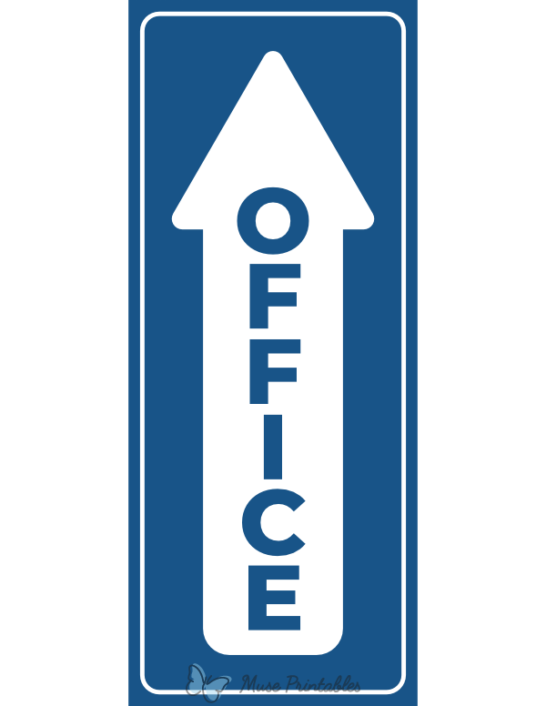 Office Up Arrow Sign