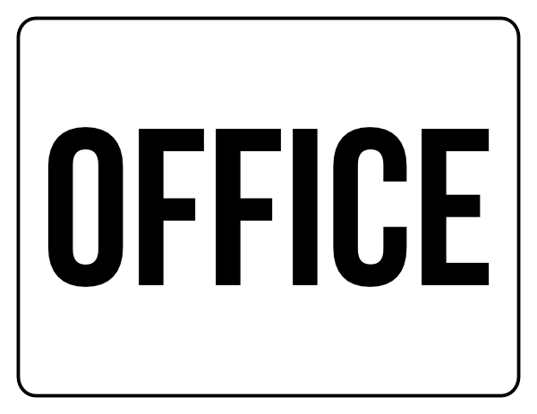 Printable Office Yard Sale Sign