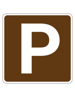 Parking Campground Sign