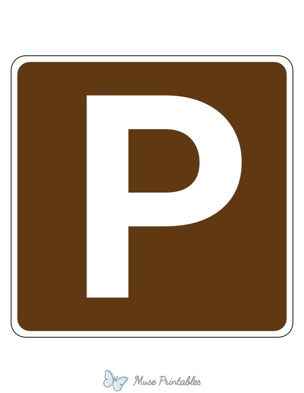 Parking Campground Sign