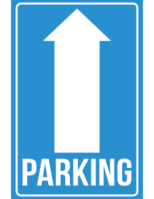 Parking Up Arrow Sign