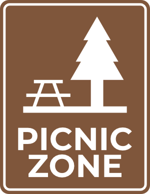 Picnic Zone Sign