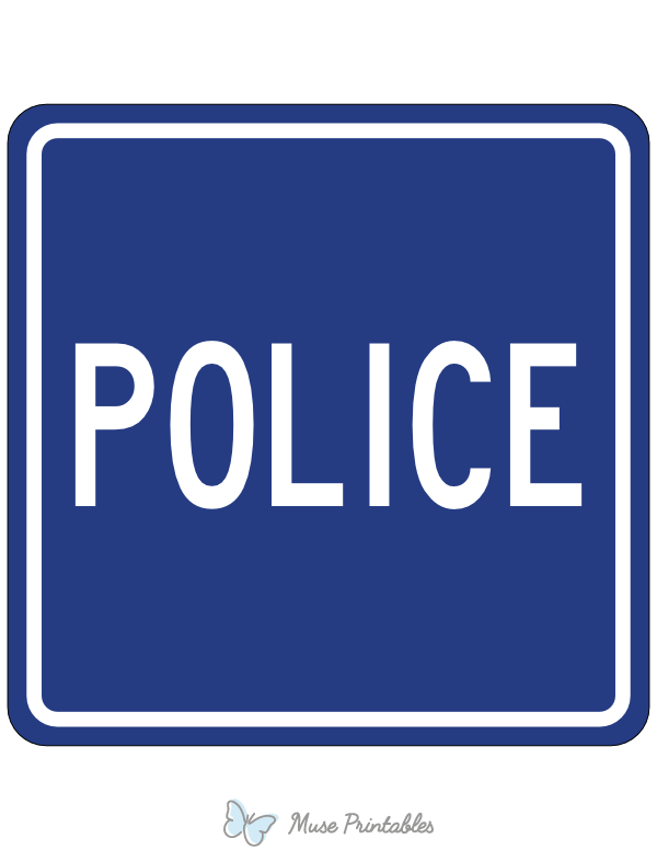 Police Service Sign