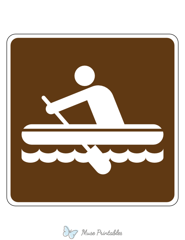 Rafting Campground Sign