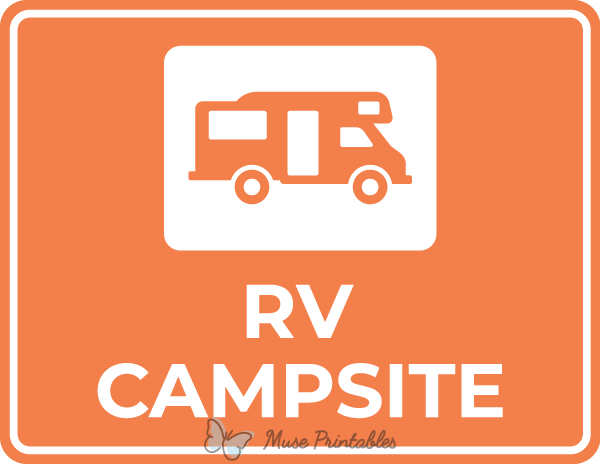 Rv Campsite Sign