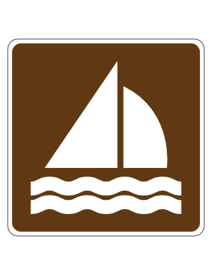 Sailing Campground Sign