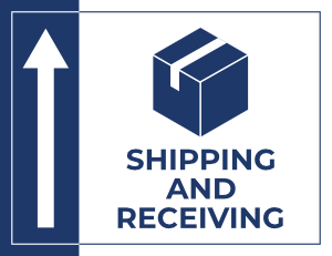 Shipping and Receiving Up Arrow Sign