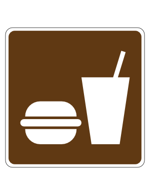 Snack Bar Campground Sign