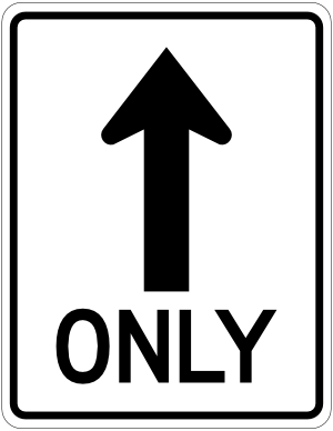 Straight Only Sign
