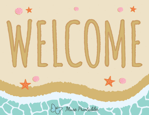 Summer Welcome Sign