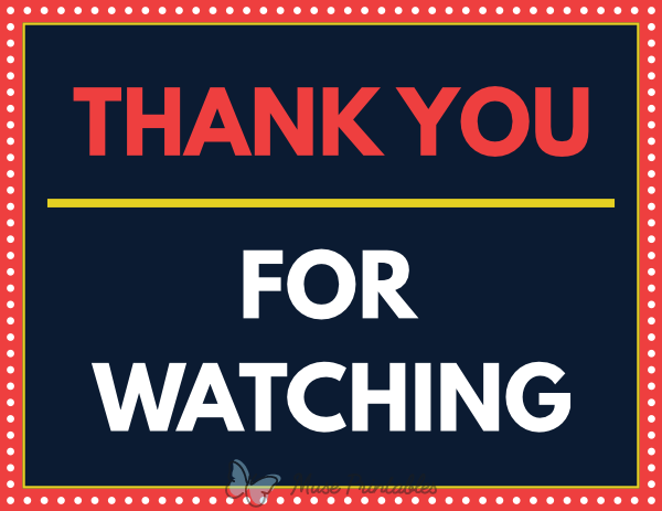 Thank You For Watching Images | Watch image, Thank you images, Social media