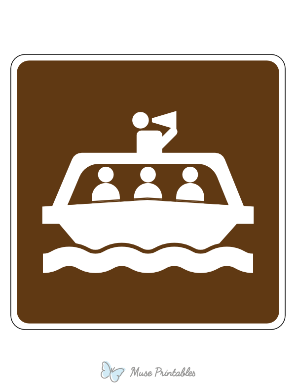 Tour Boat Campground Sign
