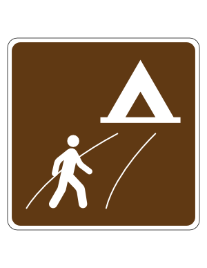 Walk In Camp Campground Sign