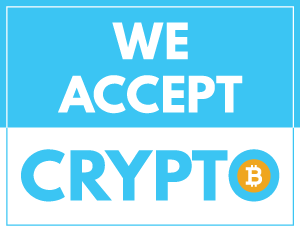 We Accept Crypto Sign
