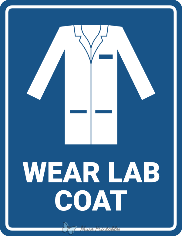 lab apron safety symbol