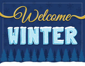 Welcome Winter Sign