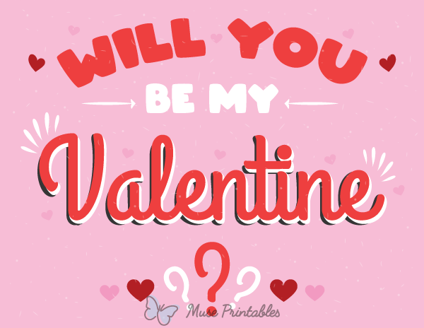 Will You Be My Valentine Sign