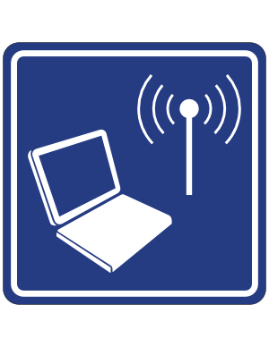 Wireless Internet Service Sign