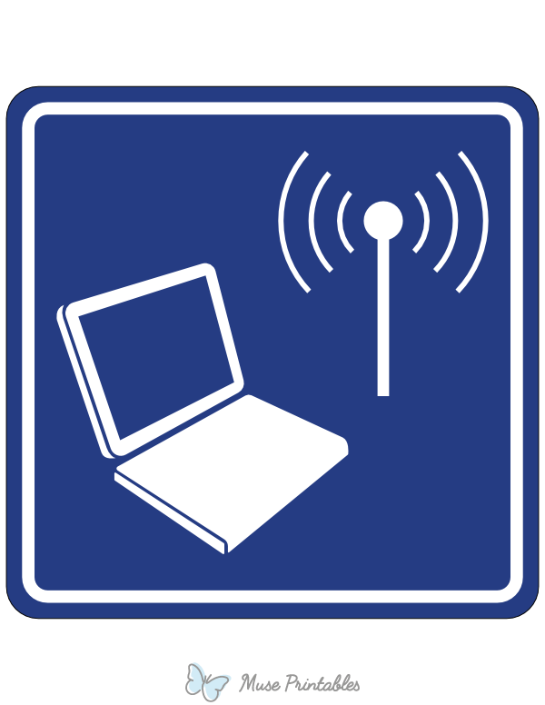Wireless Internet Service Sign