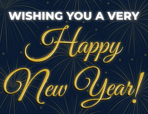 Wishing You a Very Happy New Year Sign