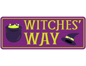 Witches Way Street Sign