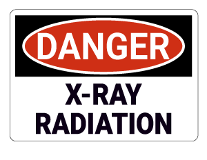 X Ray Radiation Danger Sign