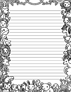 Free Printable Stationery Page 2