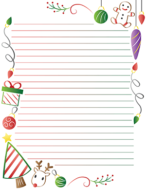 Christmas Doodle Stationery