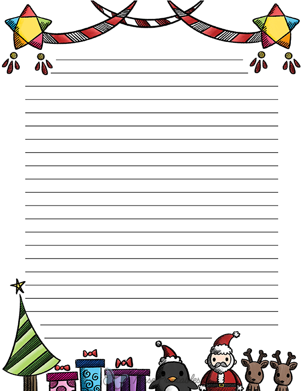 Free Printable Christmas Stationery Borders Of Holies With 55 Off