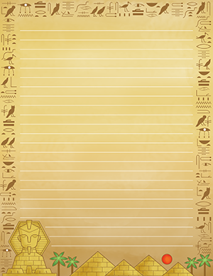 Egyptian Stationery