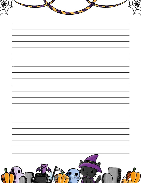 Halloween Doodle Stationery