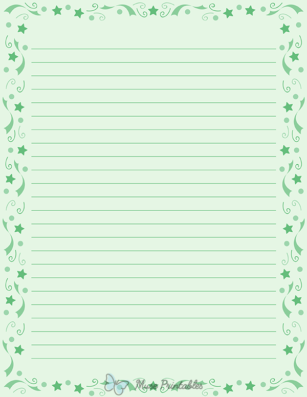 Mint Green Confetti Stationery