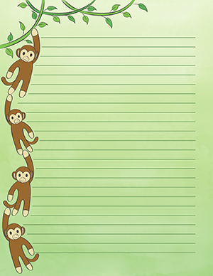 Monkey Stationery