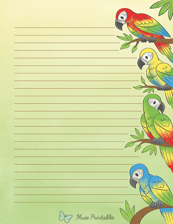 Parrot Stationery